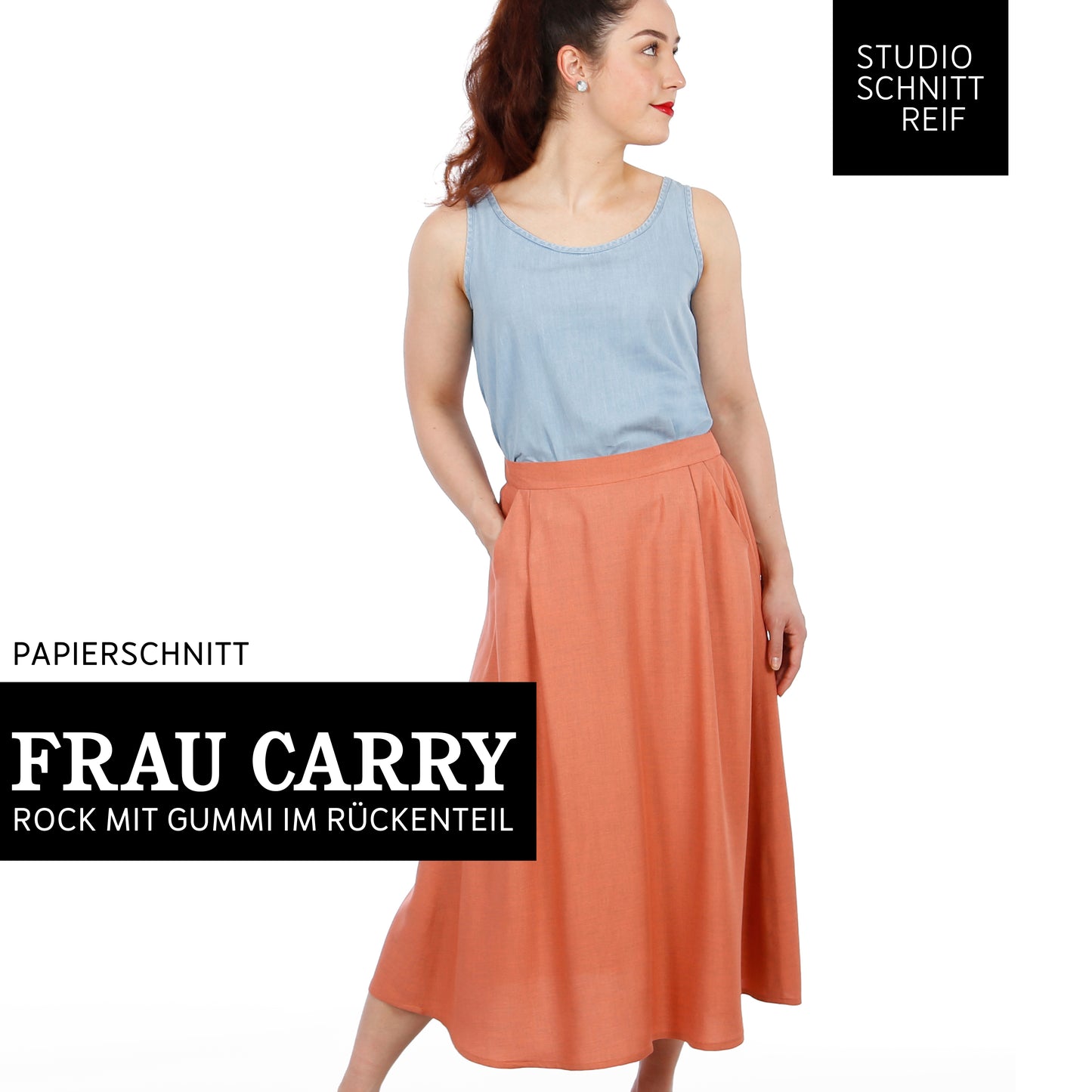 STUDIO SCHNITTREIF FRAU CARRY Midirock Damen
