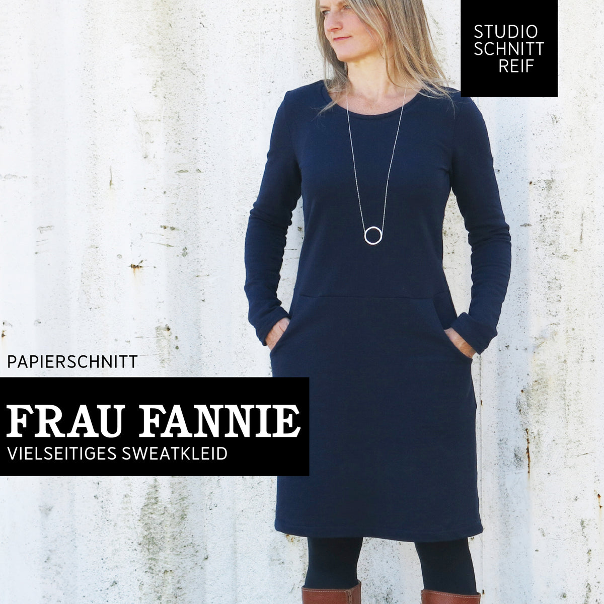 STUDIO SCHNITTREIF FRAU Fannie Sweatkleid