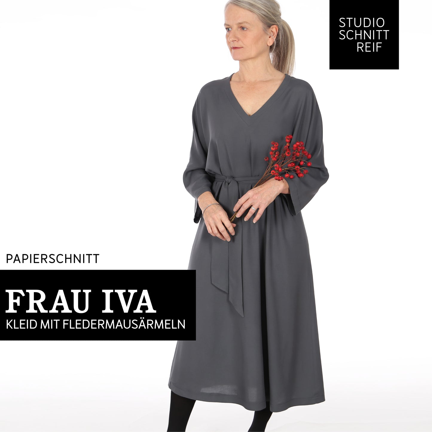 STUDIO SCHNITTREIF FRAU IVA Keid V-Ausschnitt Damen