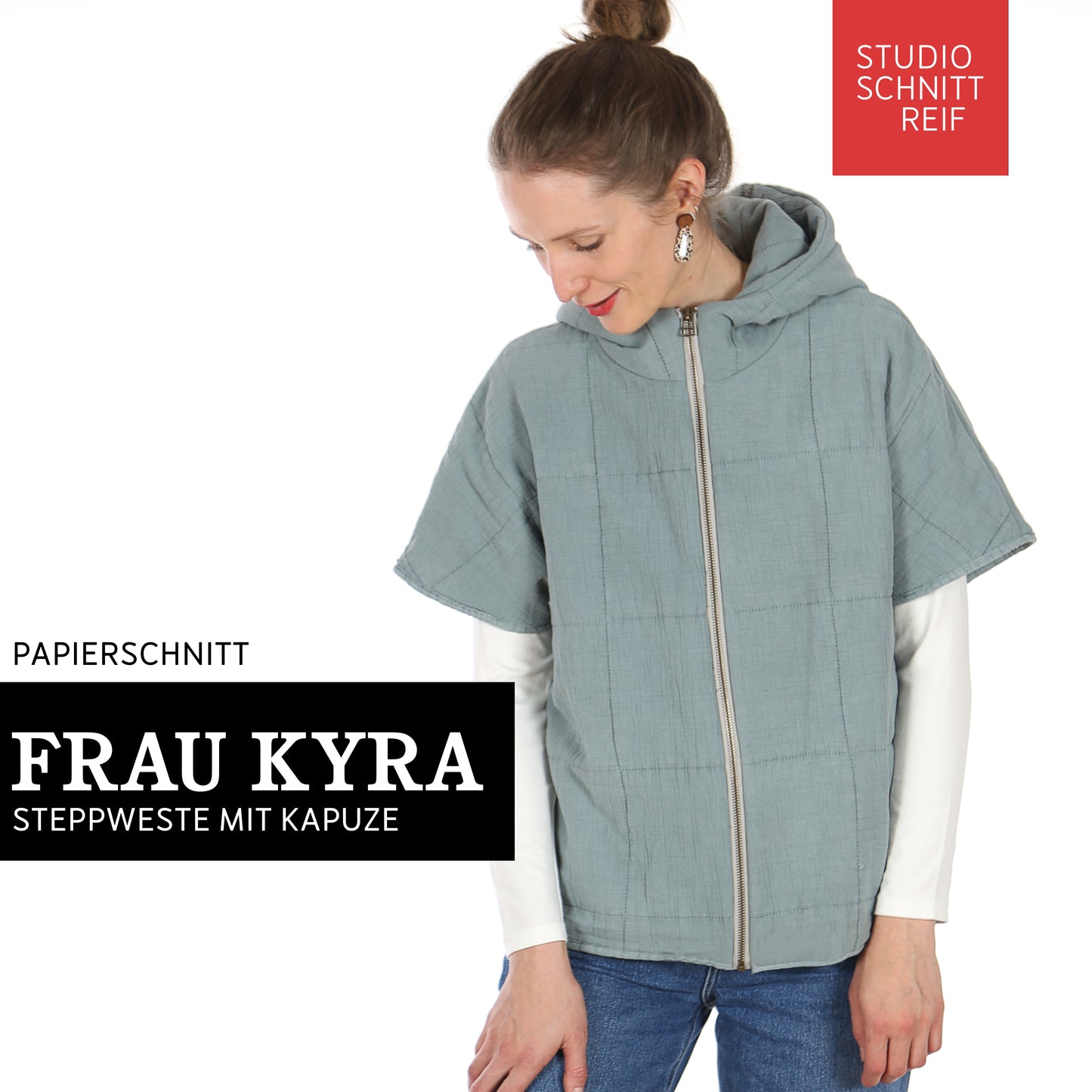 STUDIO SCHNITTREIF FRAU KYRA Steppweste Damen