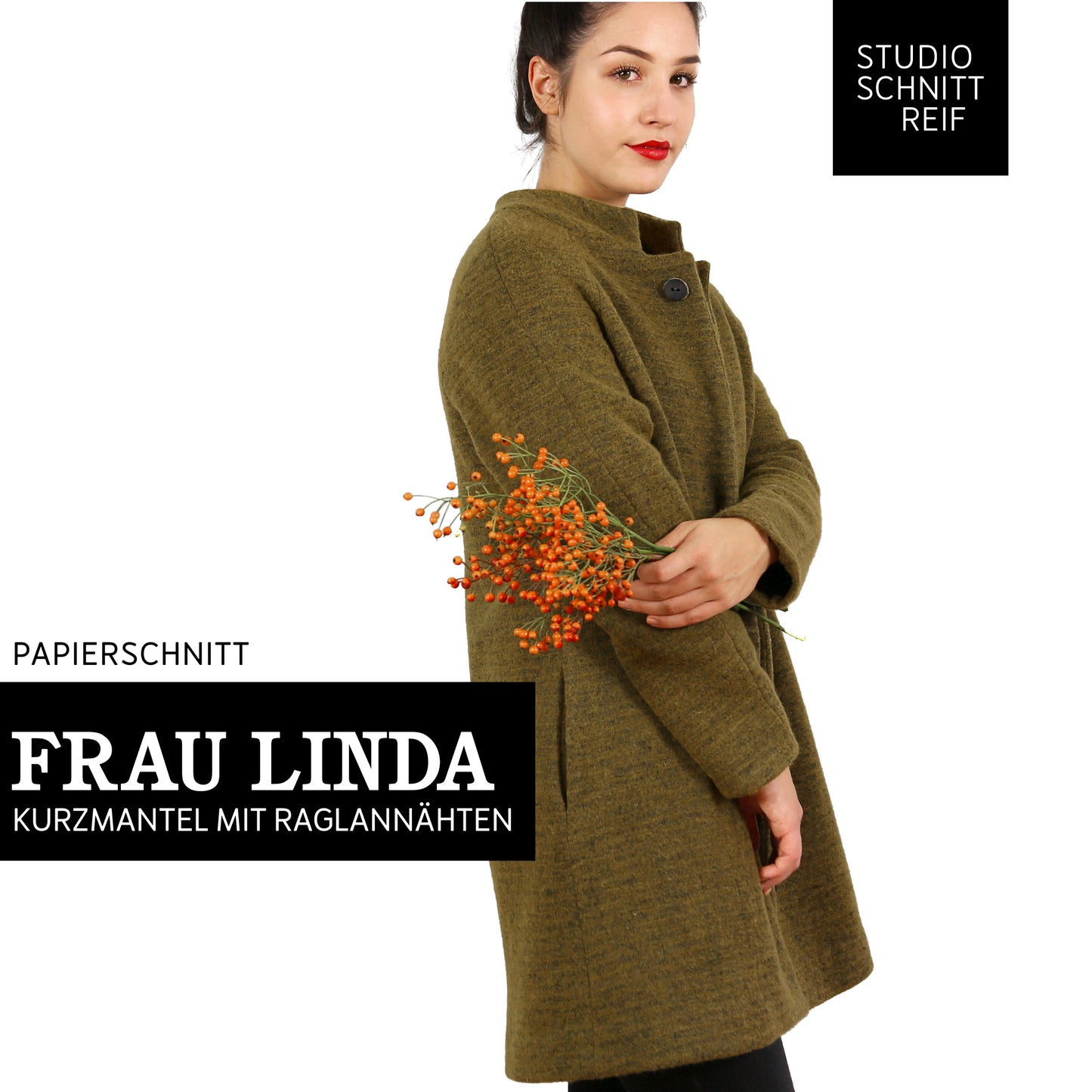 STUDIO SCHNITTREIF FRAU LINDA Kurzmantel Damen