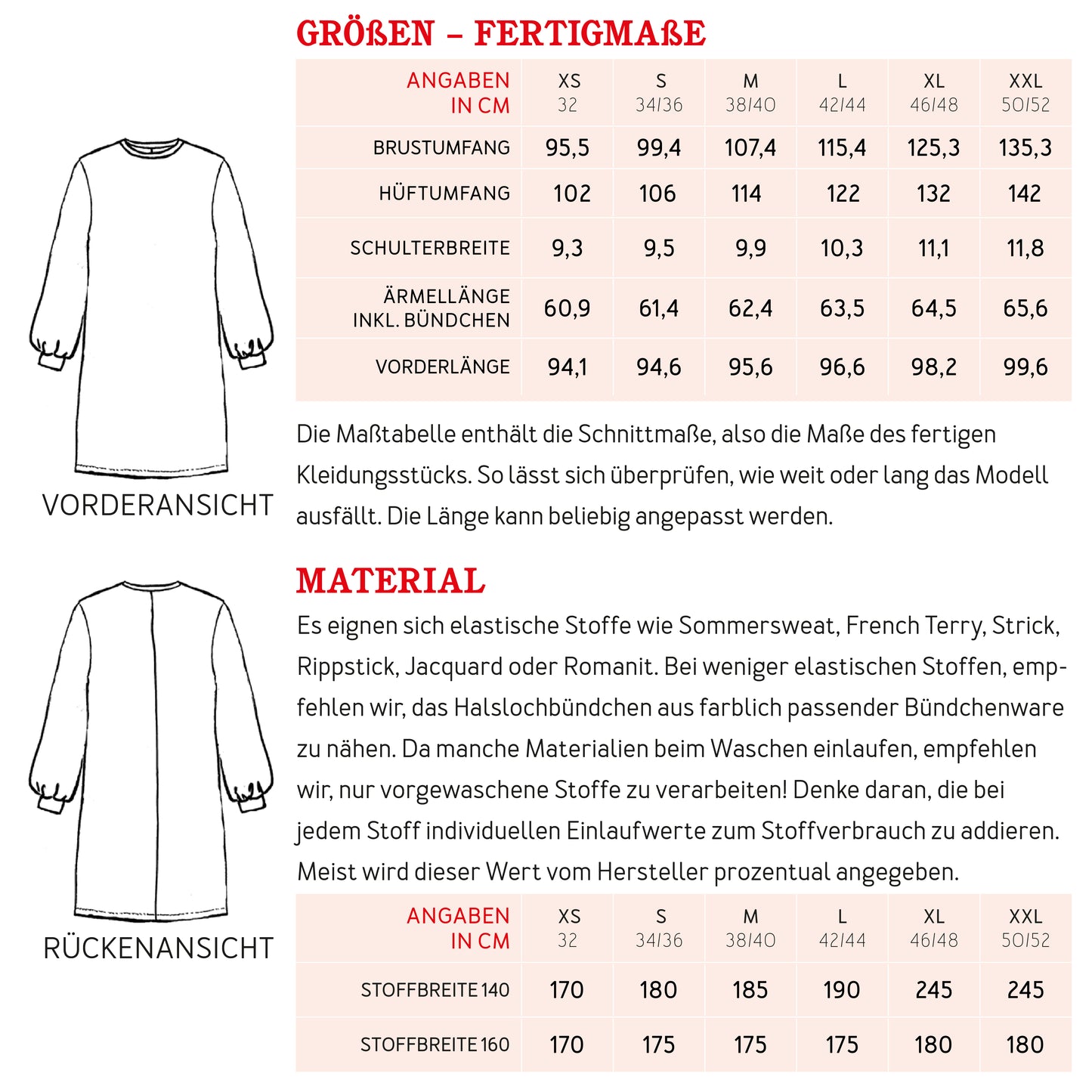 STUDIO SCHNITTREIF FRAU LINN Sweatkleid Damen