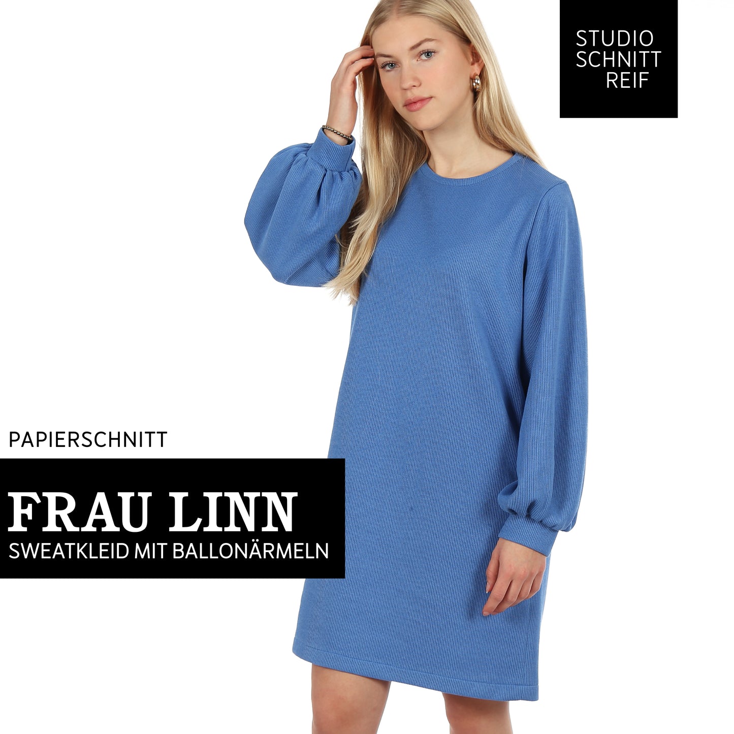 STUDIO SCHNITTREIF FRAU LINN Sweatkleid Damen