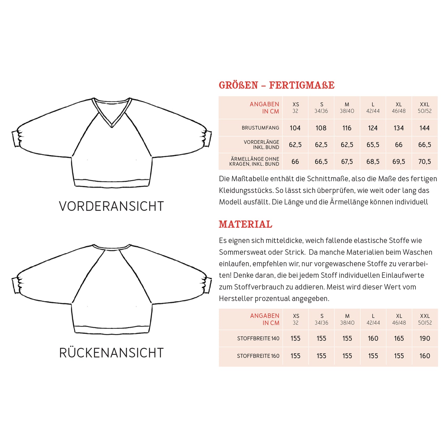 STUDIO SCHNITTREIF FRAU LIVI Raglansweater Damen