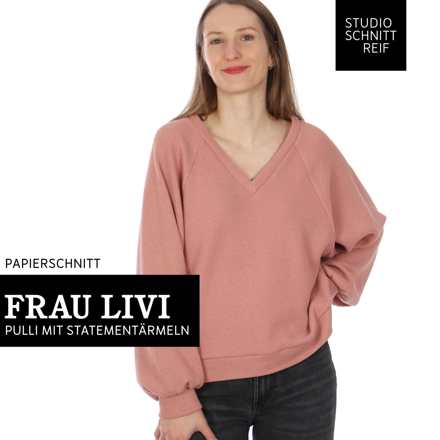 STUDIO SCHNITTREIF FRAU LIVI Raglansweater Damen