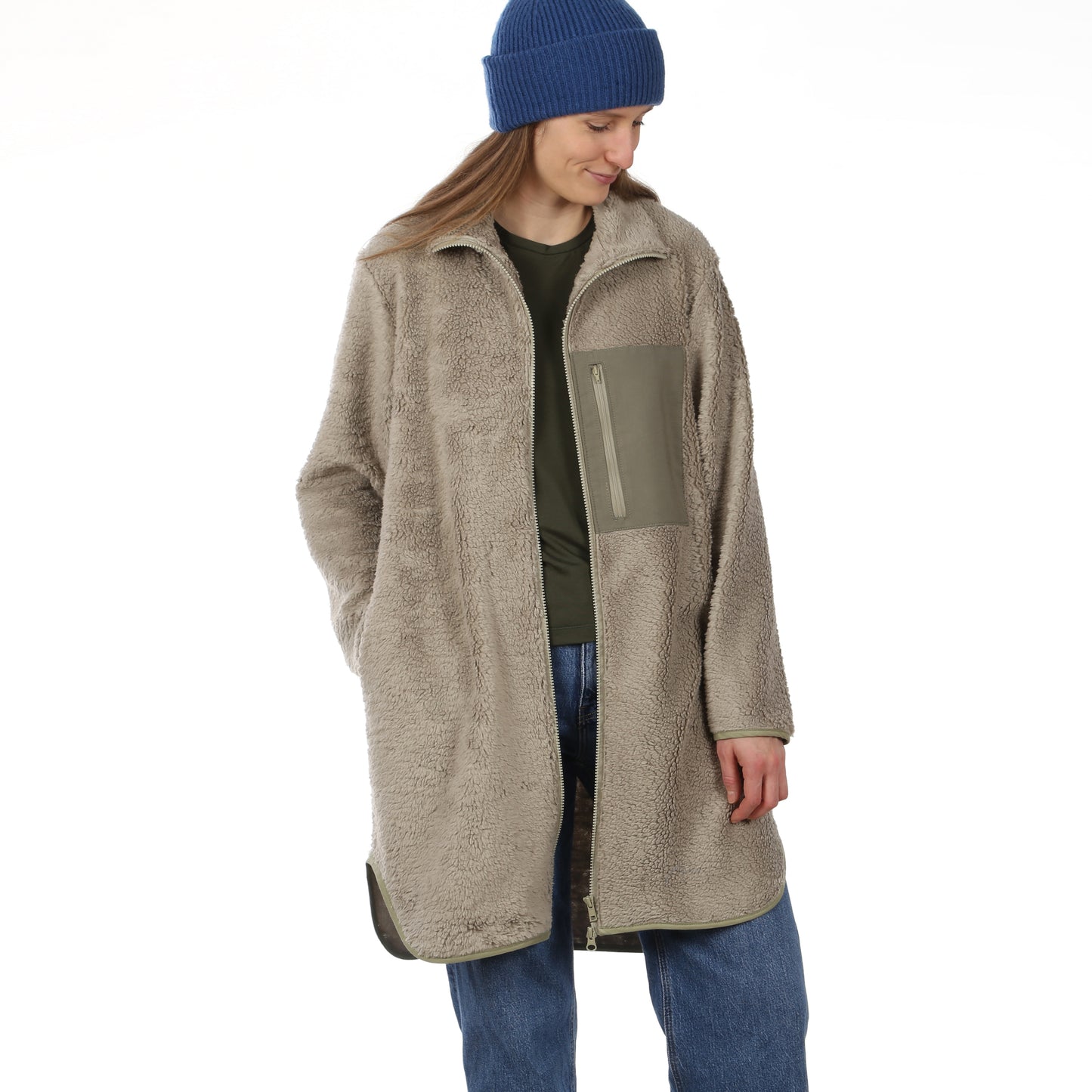 STUDIO SCHNITTREIF FRAU MOA Teddymantel Damen