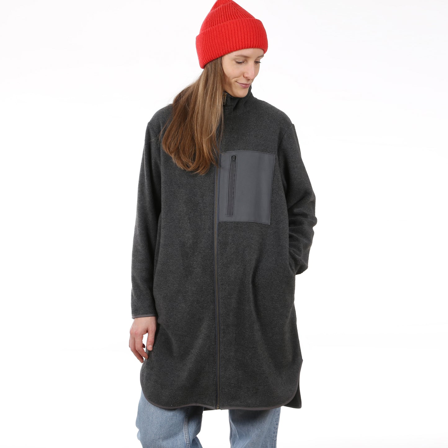 STUDIO SCHNITTREIF FRAU MOA Teddymantel Damen