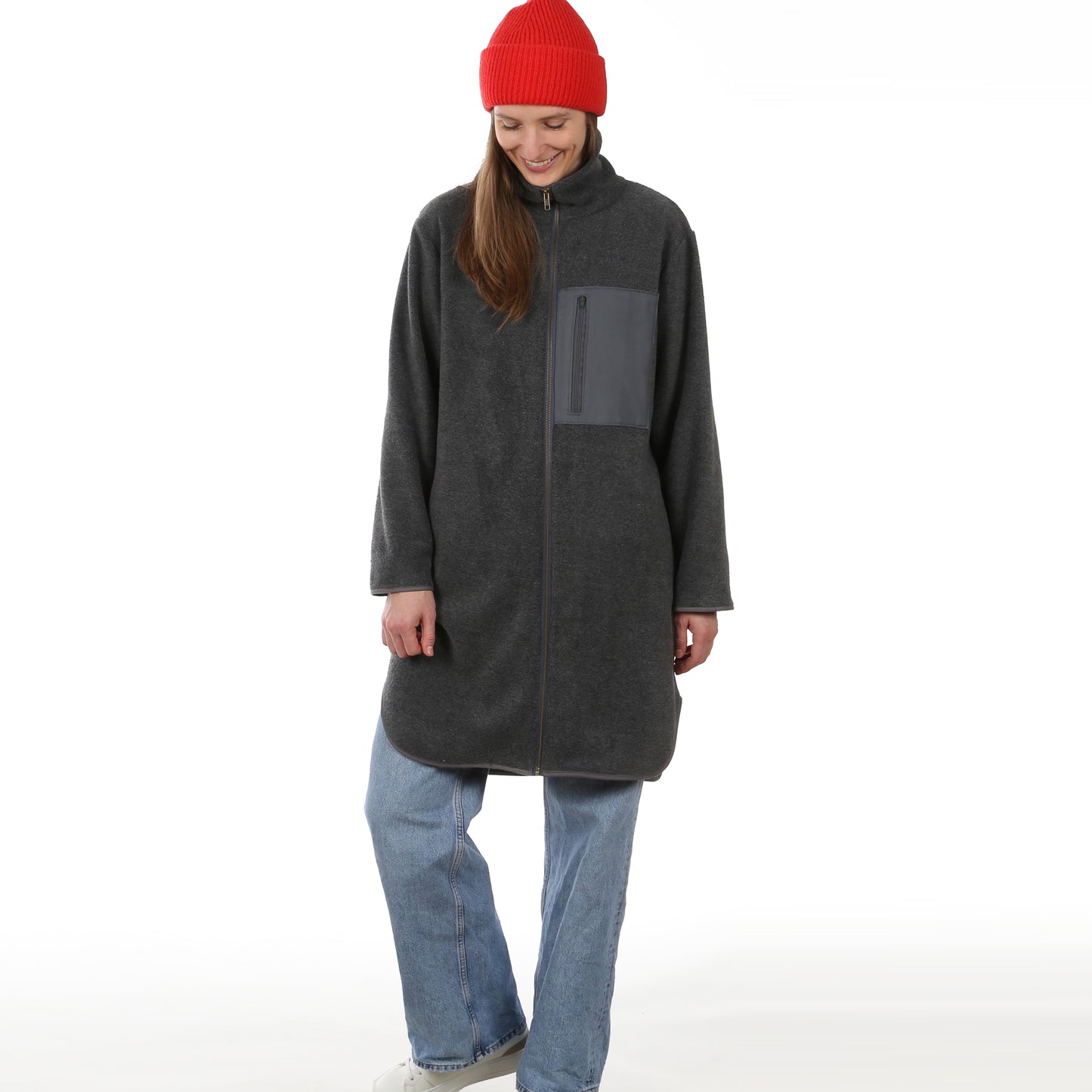 STUDIO SCHNITTREIF FRAU MOA Teddymantel Damen