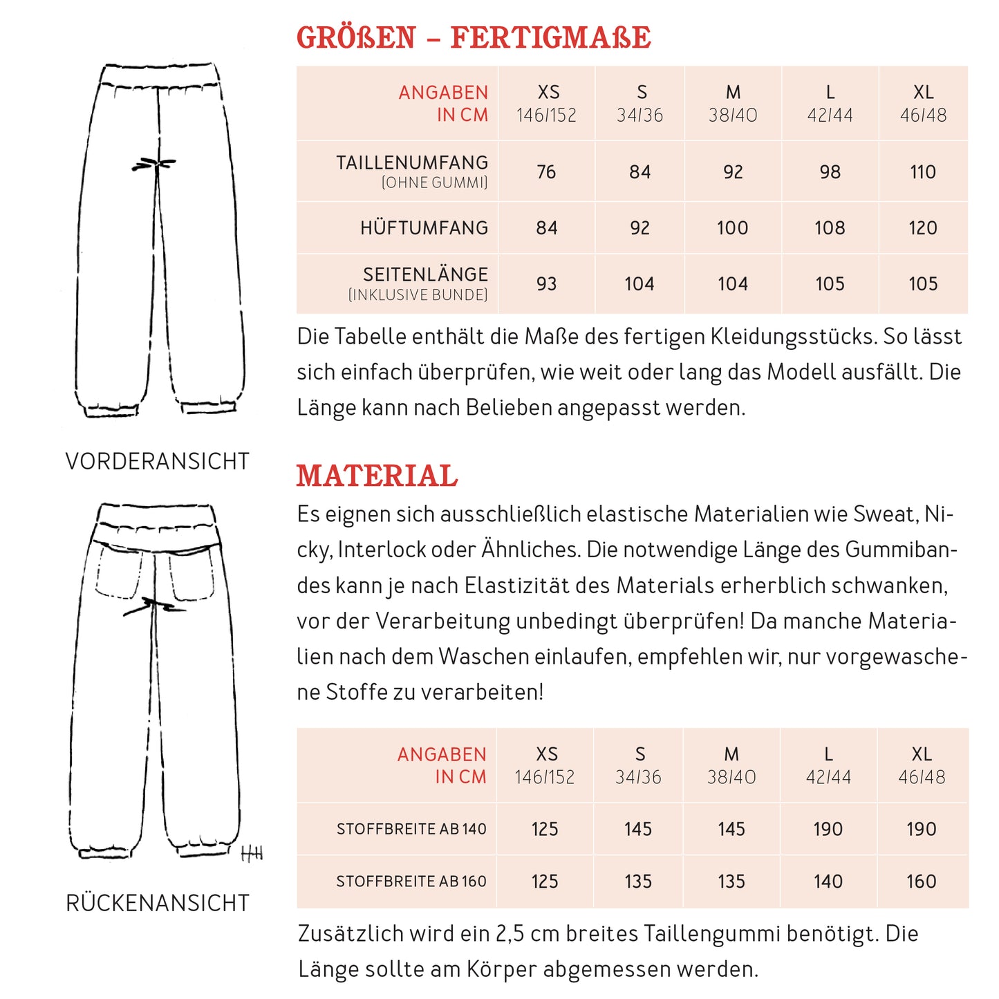 STUDIO SCHNITTREIF FRAU PAULI Sweathose Damen