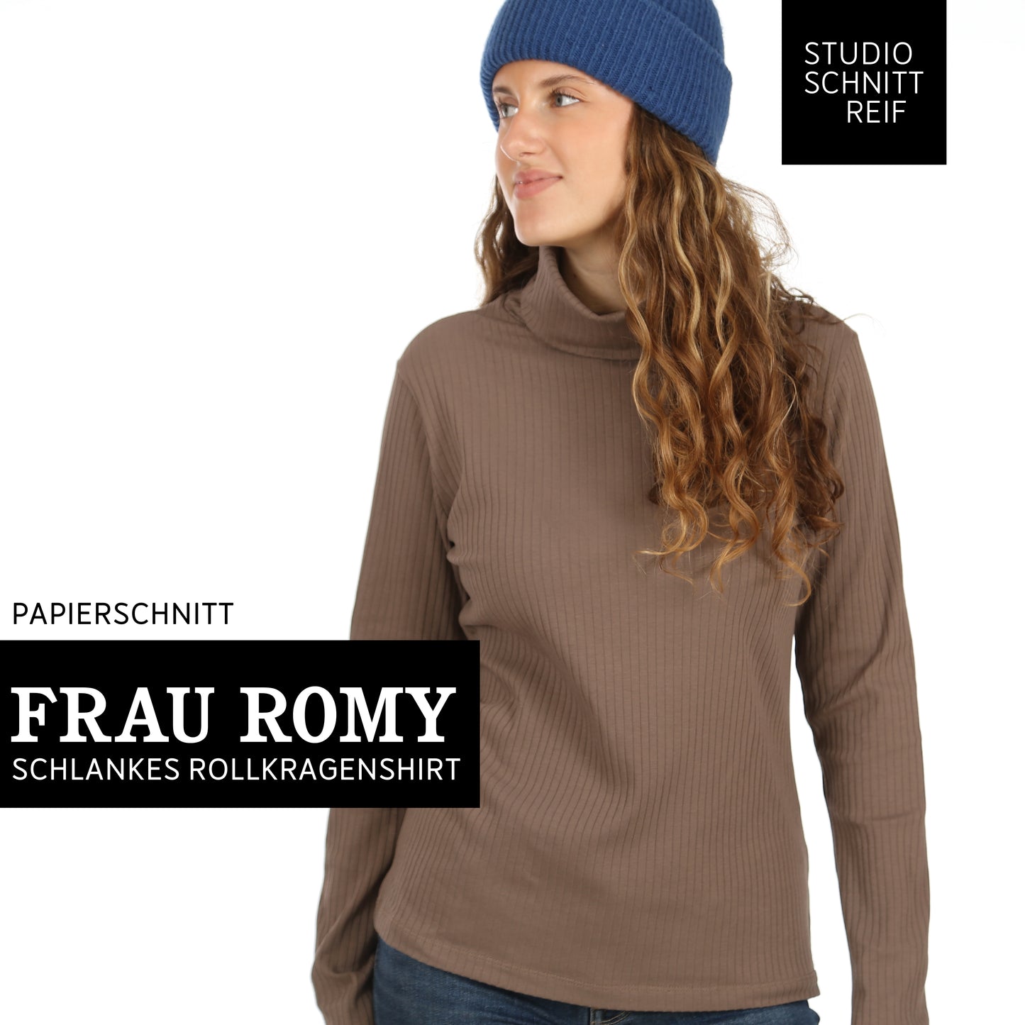 STUDIO SCHNITTREIF FRAU Romy Rollkragenshirt Damen
