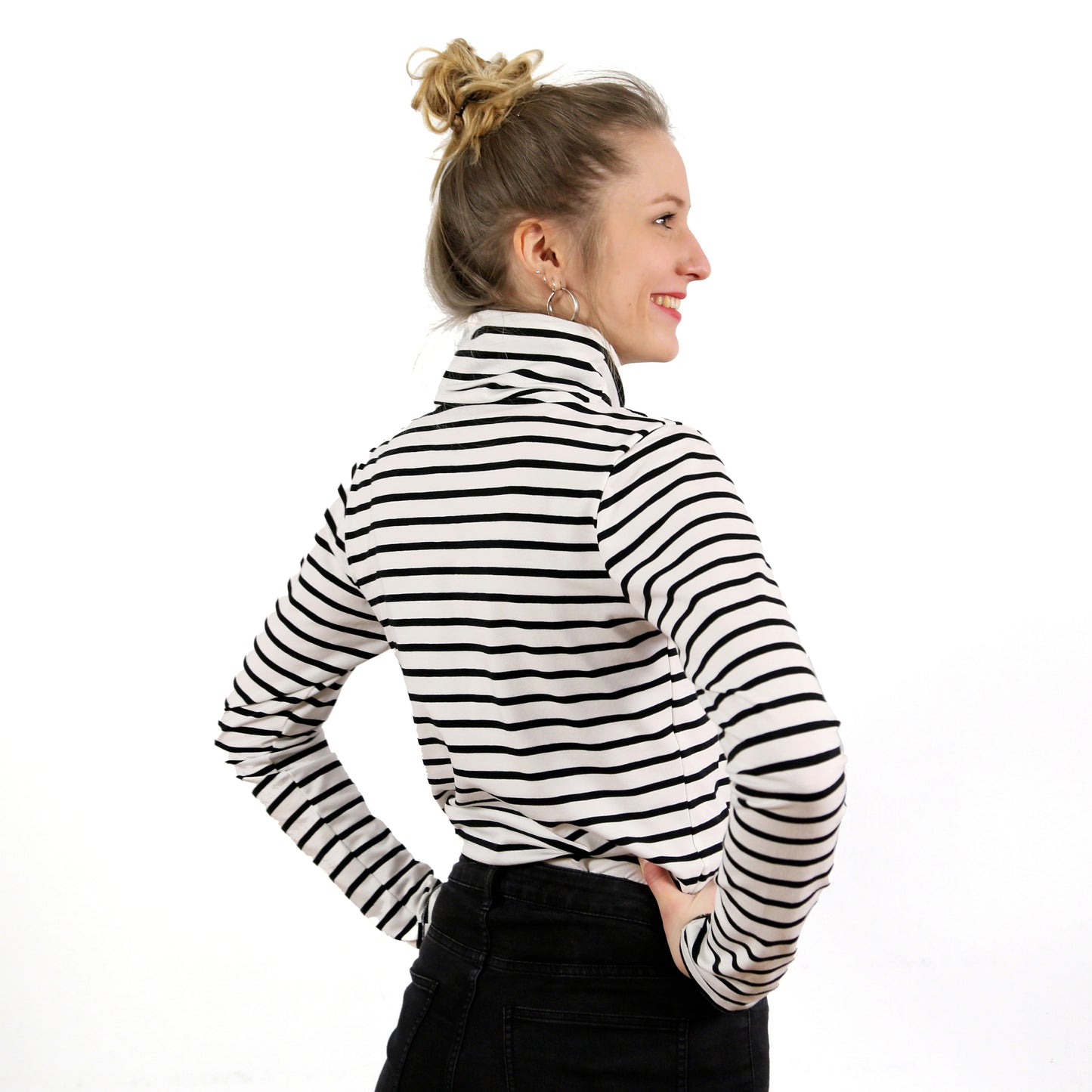 STUDIO SCHNITTREIF FRAU Romy Rollkragenshirt Damen