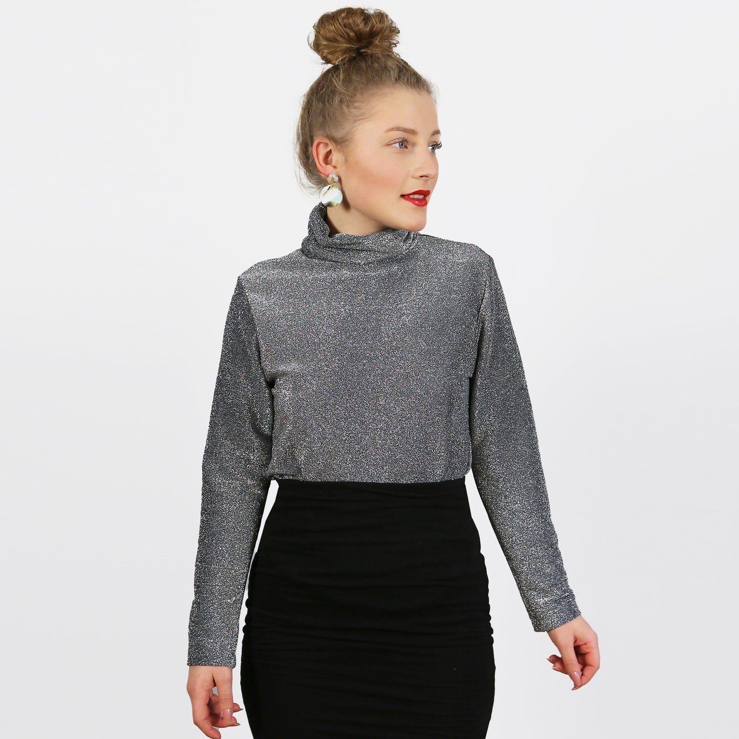 STUDIO SCHNITTREIF FRAU Romy Rollkragenshirt Damen