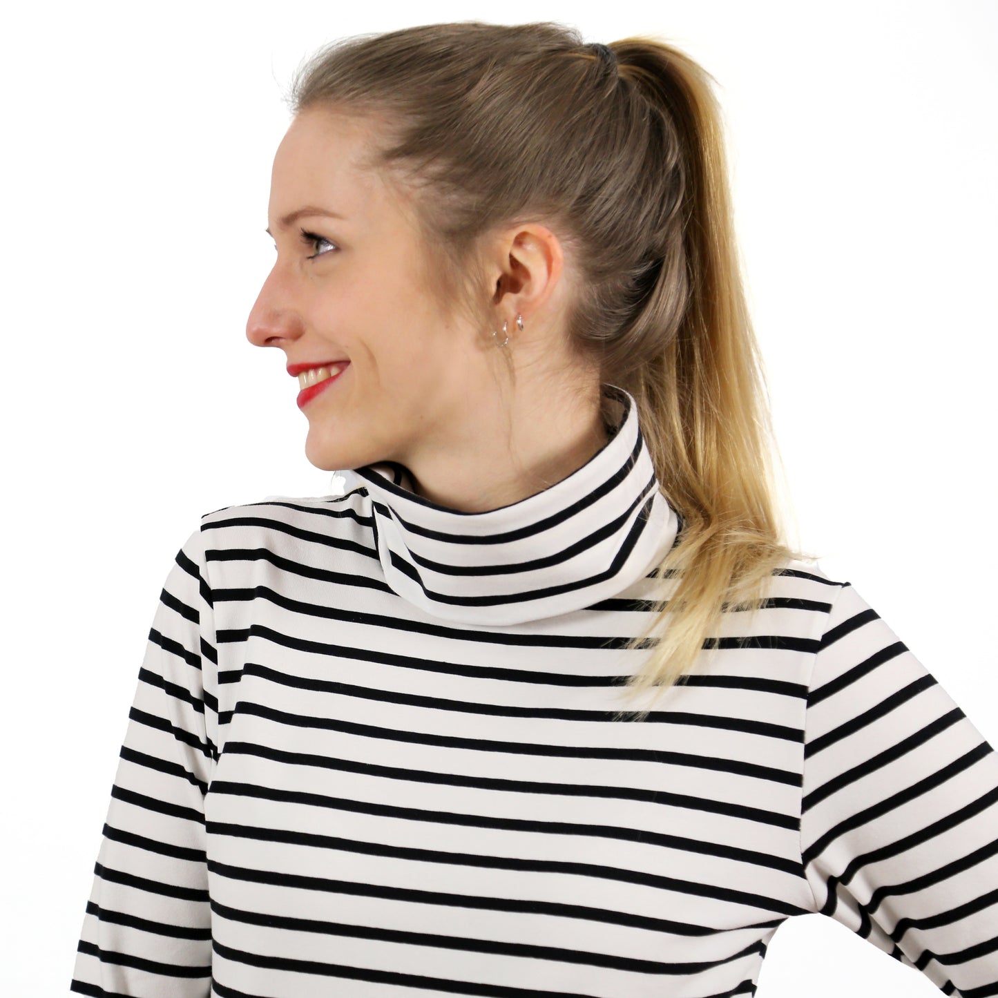 STUDIO SCHNITTREIF FRAU Romy Rollkragenshirt Damen