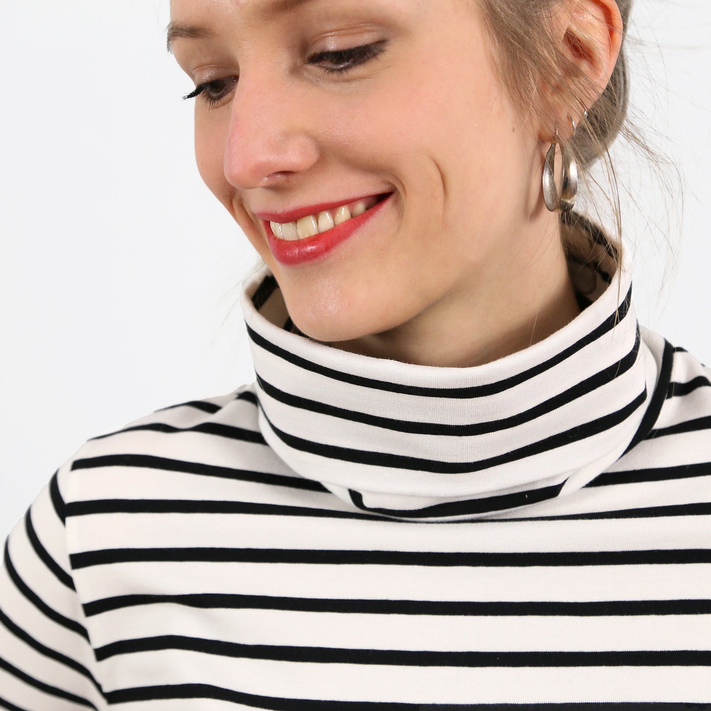 STUDIO SCHNITTREIF FRAU Romy Rollkragenshirt Damen