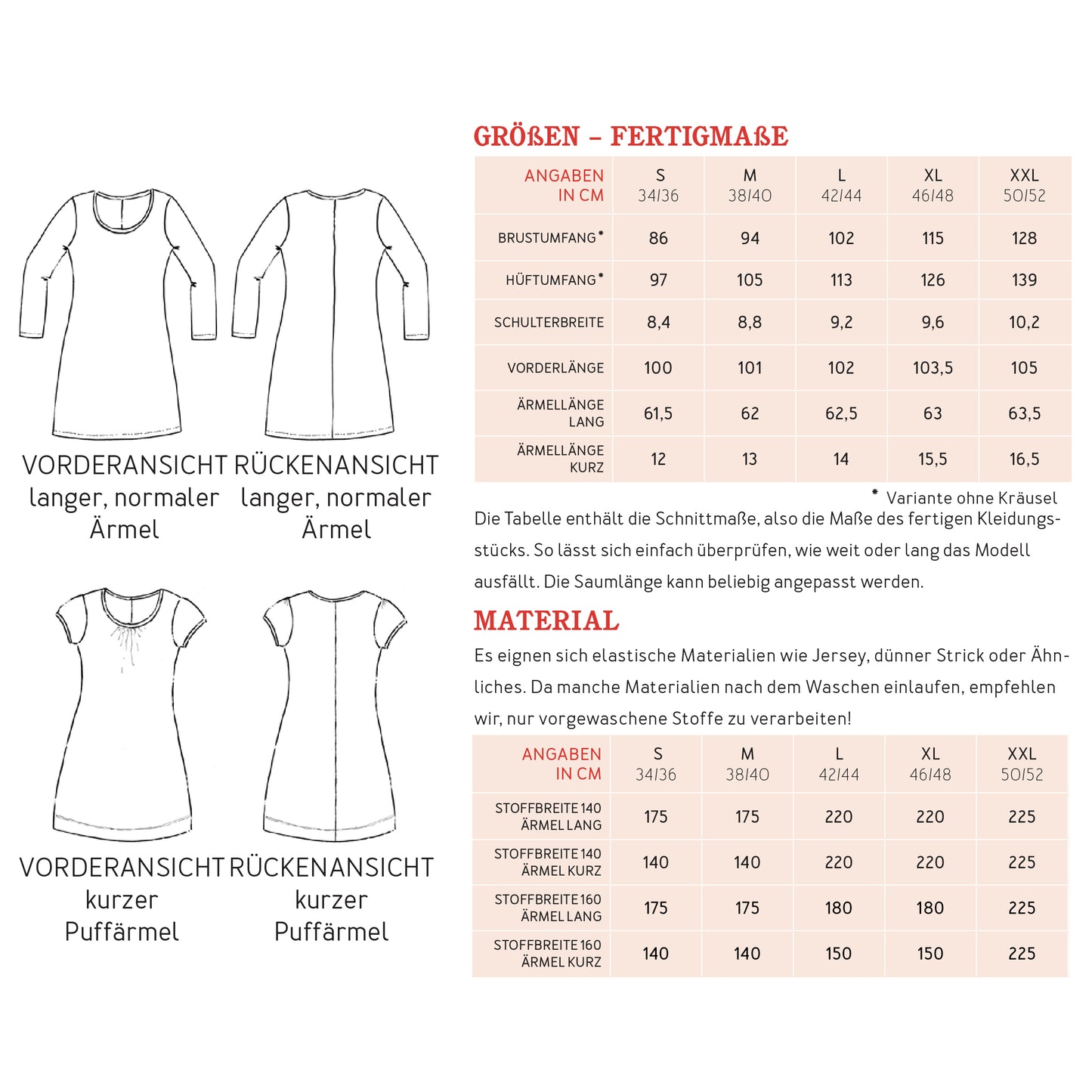 STUDIO SCHNITTREIF FRAU Vlieland Jerseykleid Damen