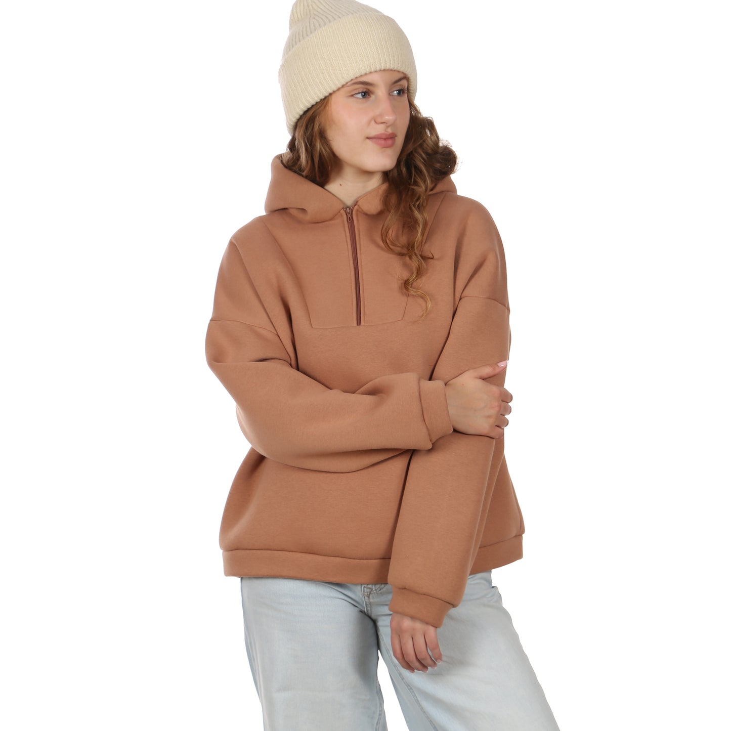 STUDIO SCHNITTREIF FRAU YUTTA oversized Hoodie/Troyer Damen