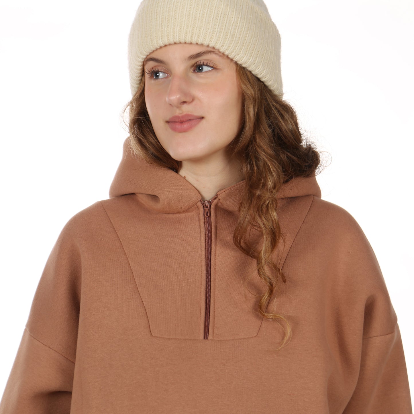 STUDIO SCHNITTREIF FRAU YUTTA oversized Hoodie/Troyer Damen