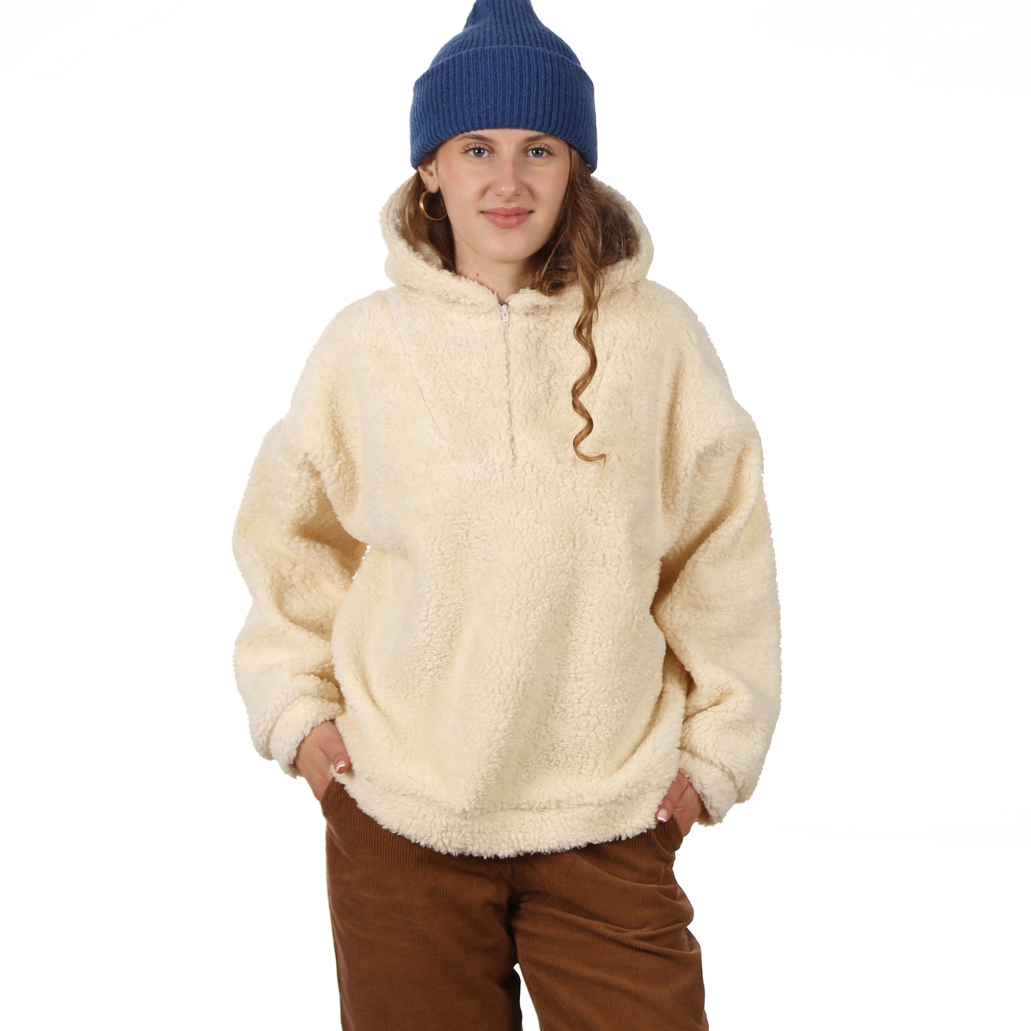 STUDIO SCHNITTREIF FRAU YUTTA oversized Hoodie/Troyer Damen