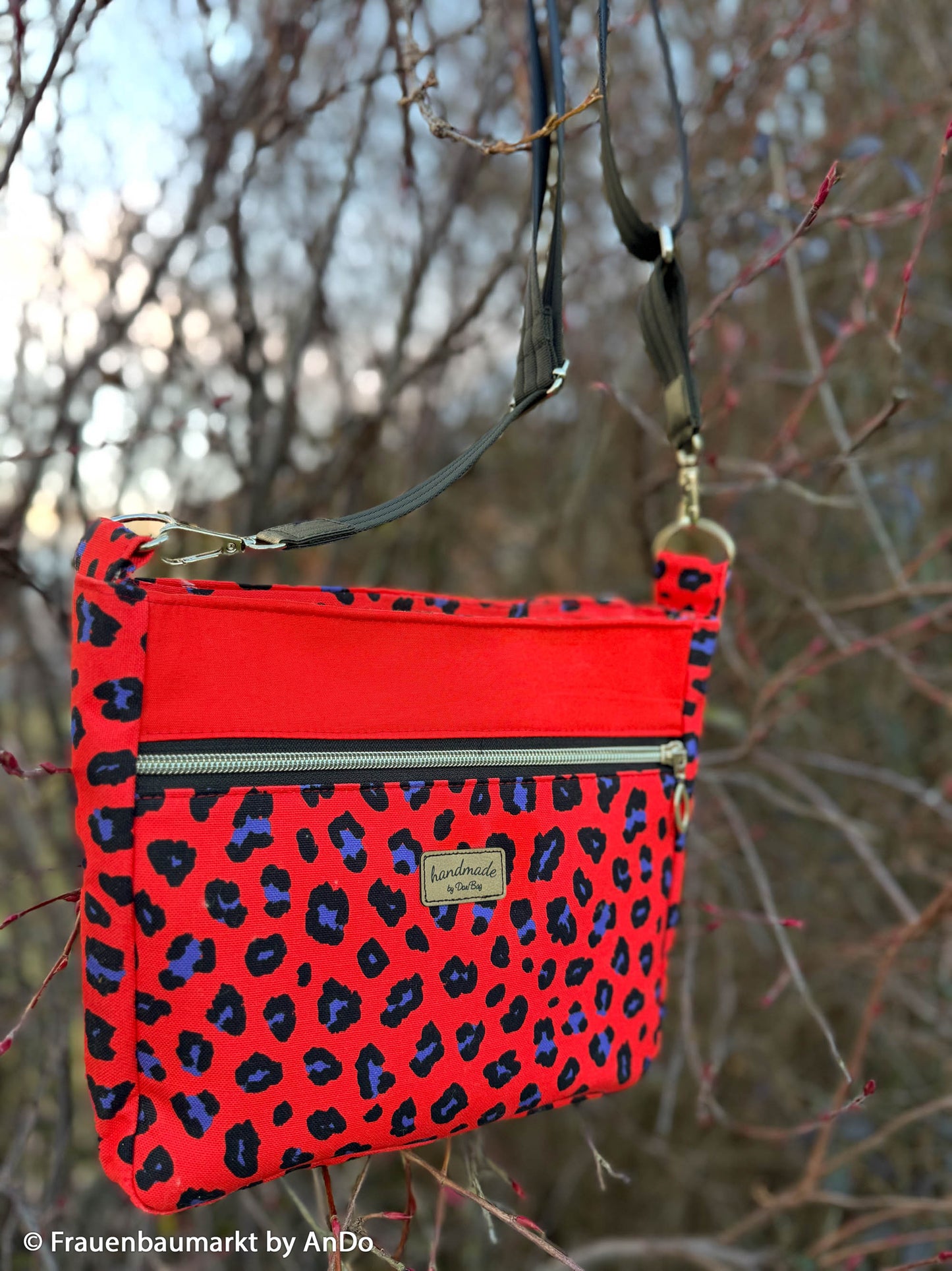 Canvas Abby Leo rot