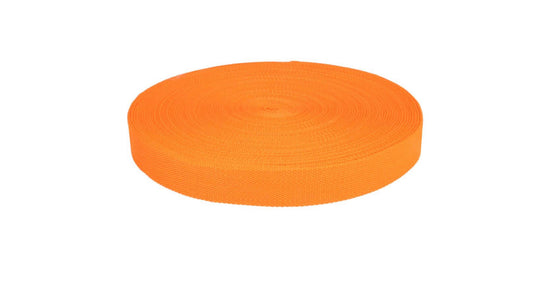 Gurtband Baumwolle 32mm orange