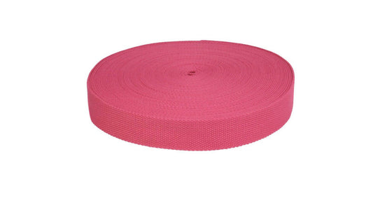 Gurtband Baumwolle 32mm pink