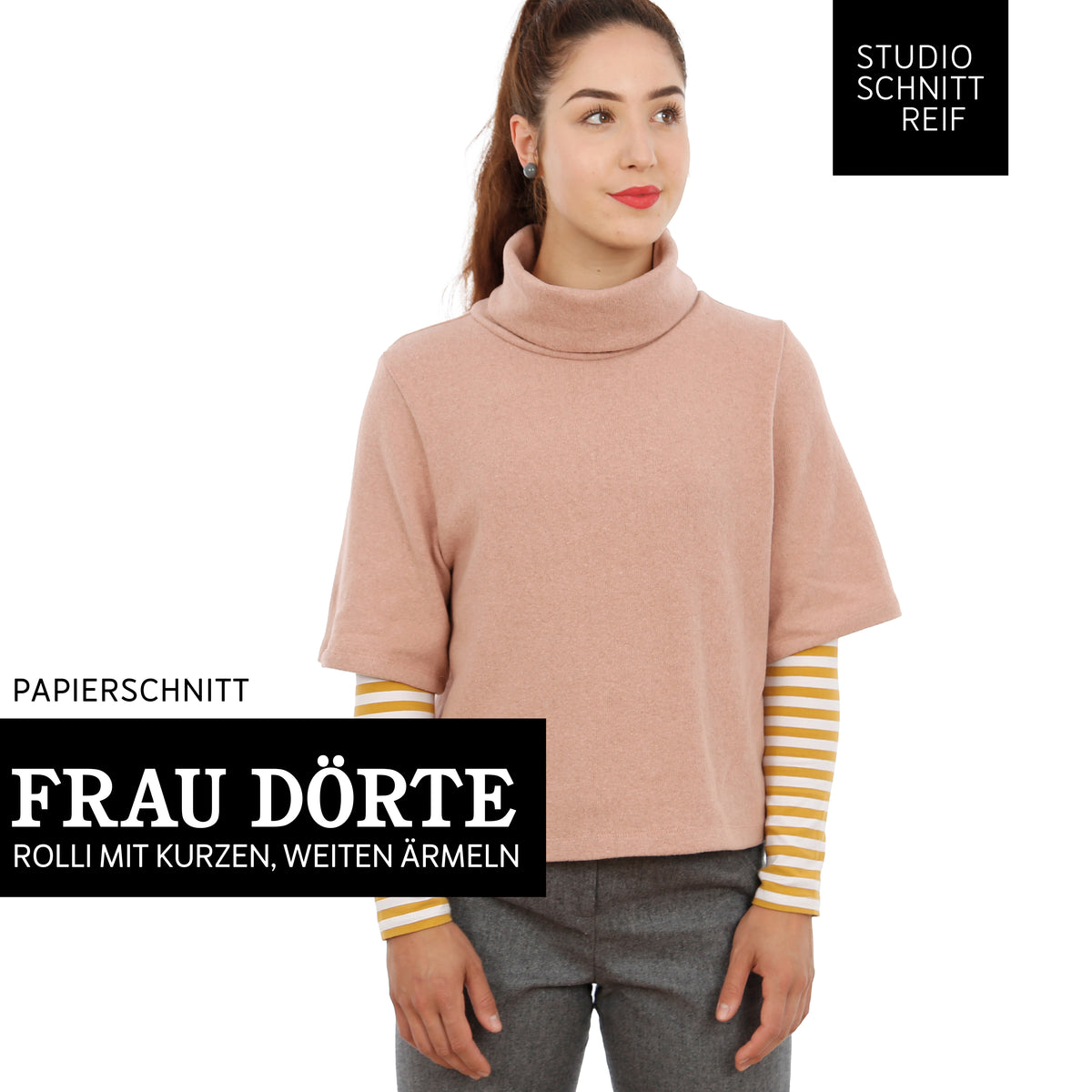 STUDIO SCHNITTREIF FRAU Dörte Rollkragenpullover