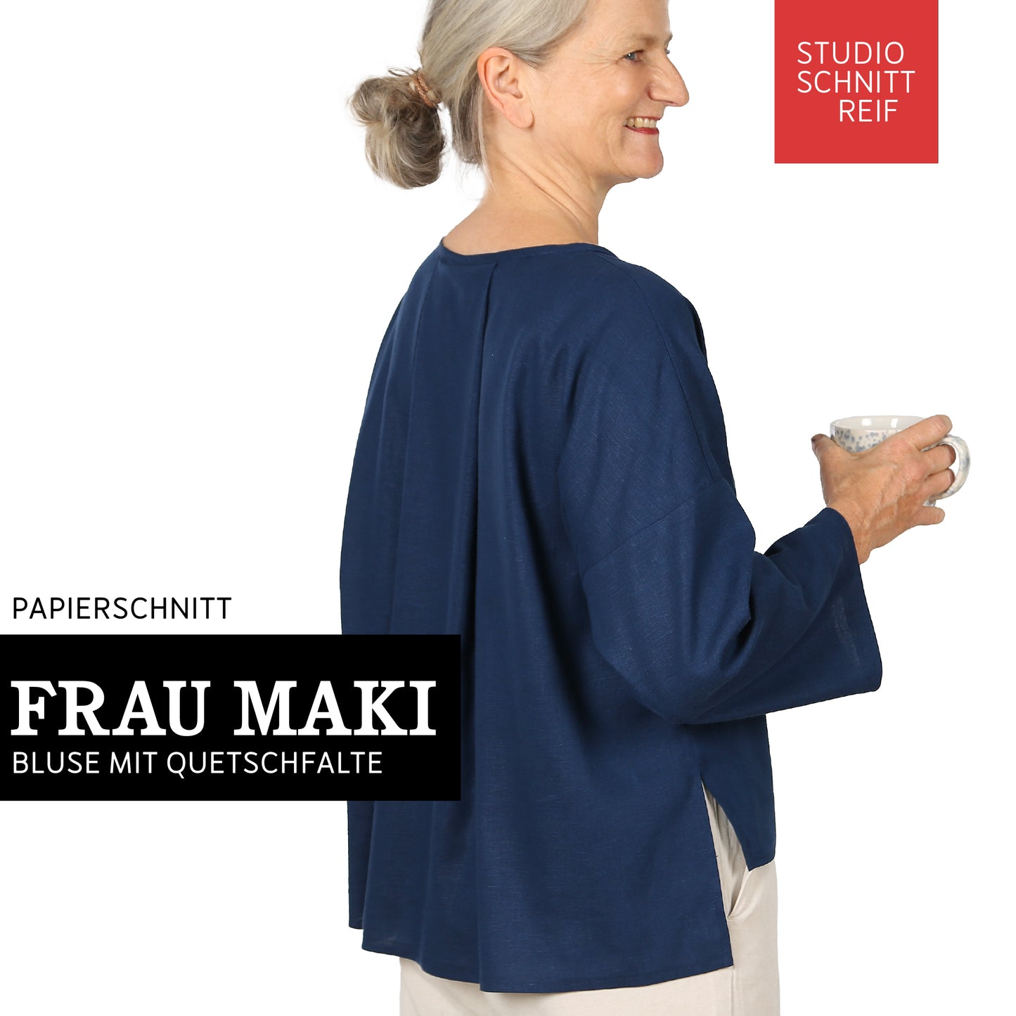 STUDIO SCHNITTREIF FRAU MAKI Bluse Damen