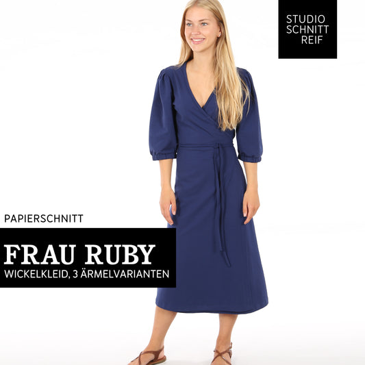 STUDIO SCHNITTREIF FRAU RUBY Wickelkleid Damen