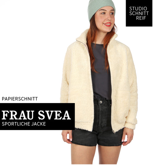 STUDIO SCHNITTREIF FRAU SVEA Teddyjacke Damen