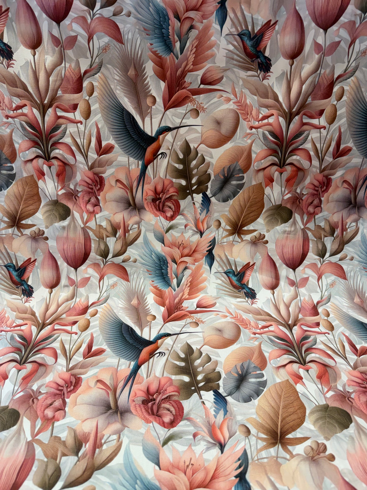 Mittwochs-Trallafitti - Canvas Dekostoff Kolibri