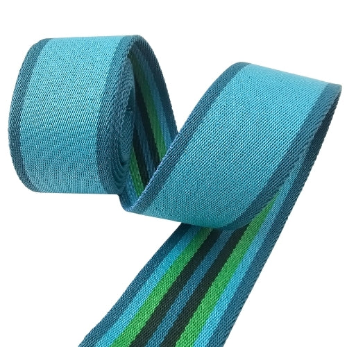 Gurtband 40mm türkis petrol grün