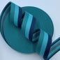 Gurtband 40mm türkis petrol jeansblau