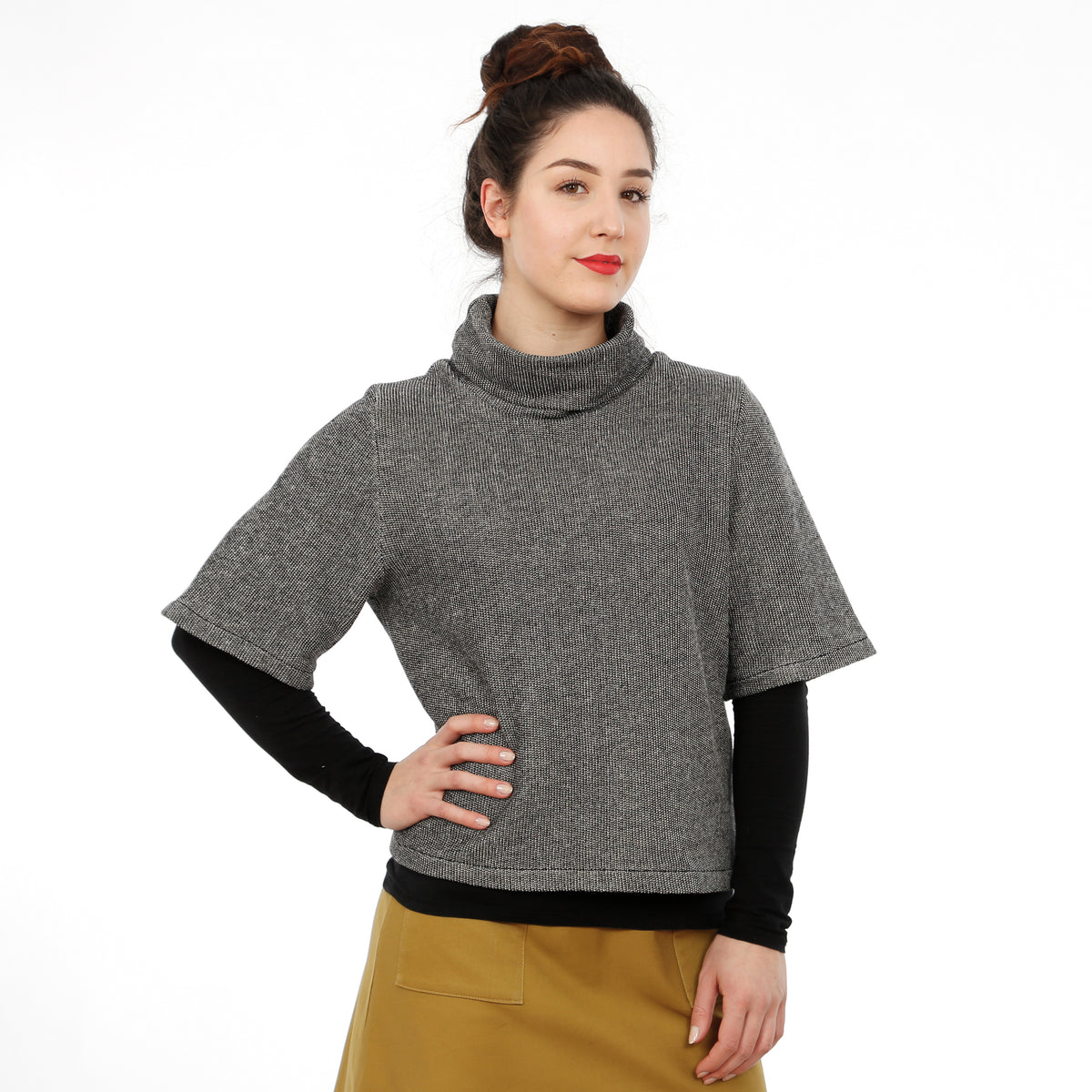 STUDIO SCHNITTREIF FRAU Dörte Rollkragenpullover