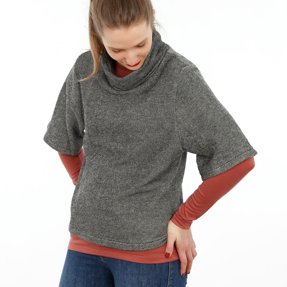 STUDIO SCHNITTREIF FRAU Dörte Rollkragenpullover