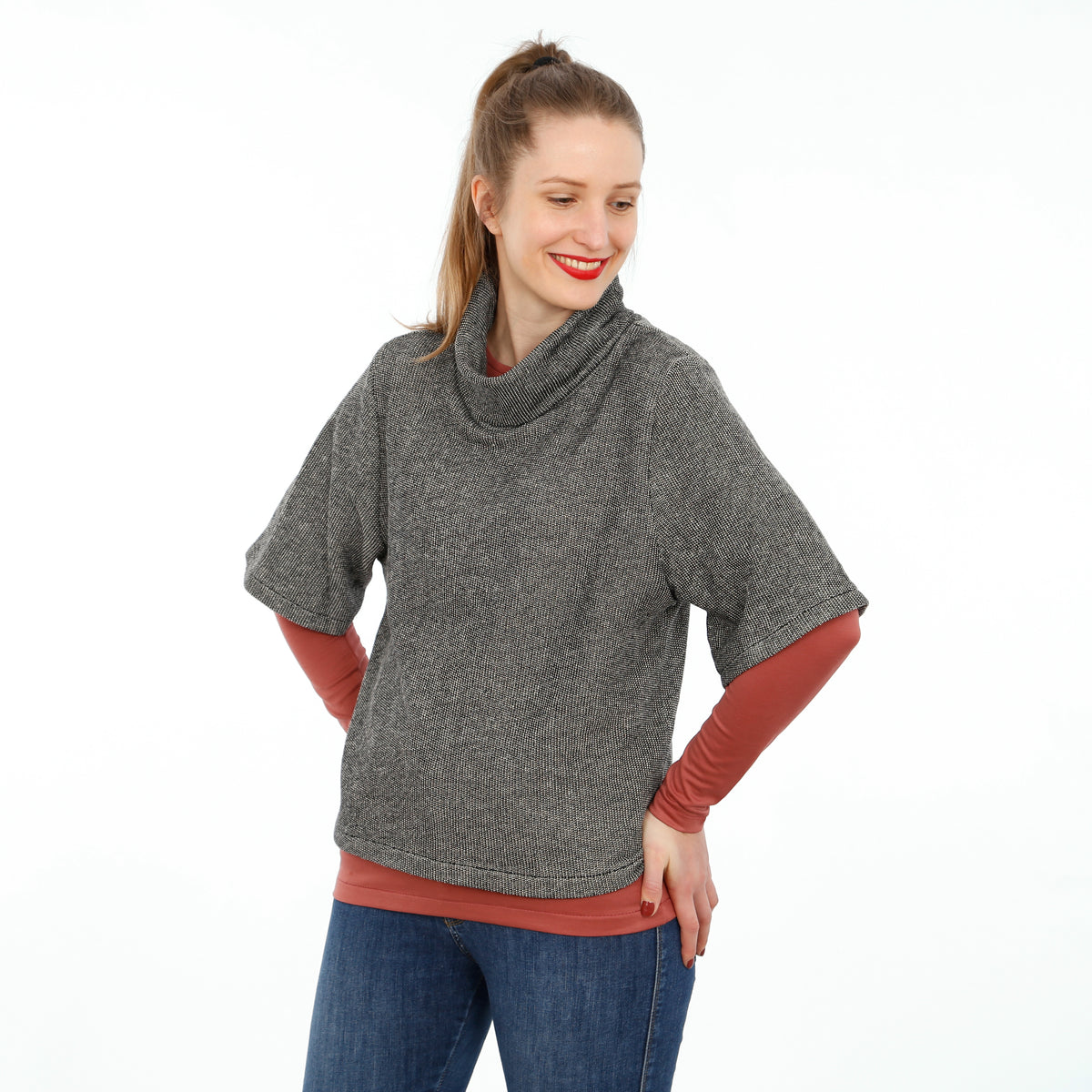STUDIO SCHNITTREIF FRAU Dörte Rollkragenpullover