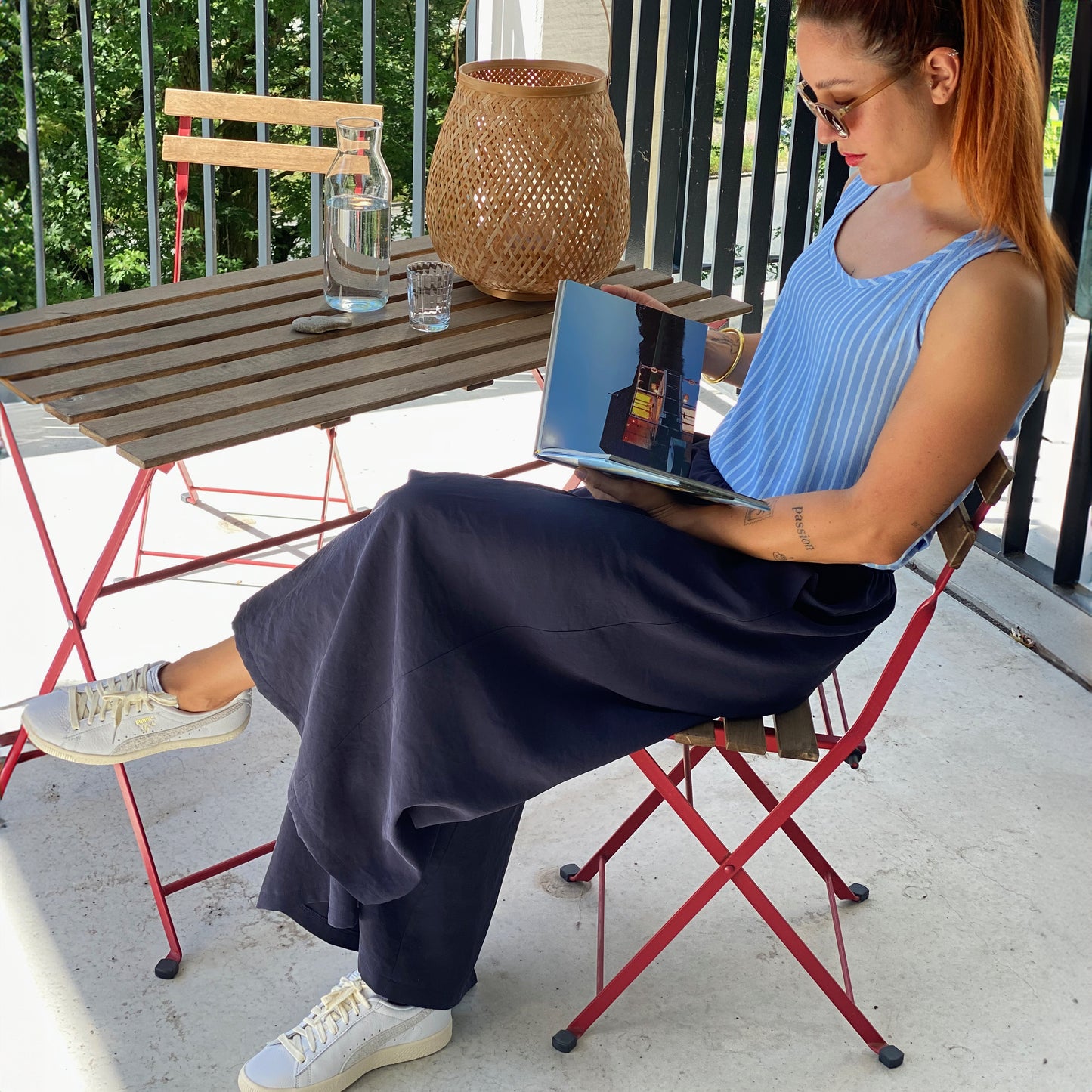 STUDIO SCHNITTREIF FRAU ORLA weite Hose Damen