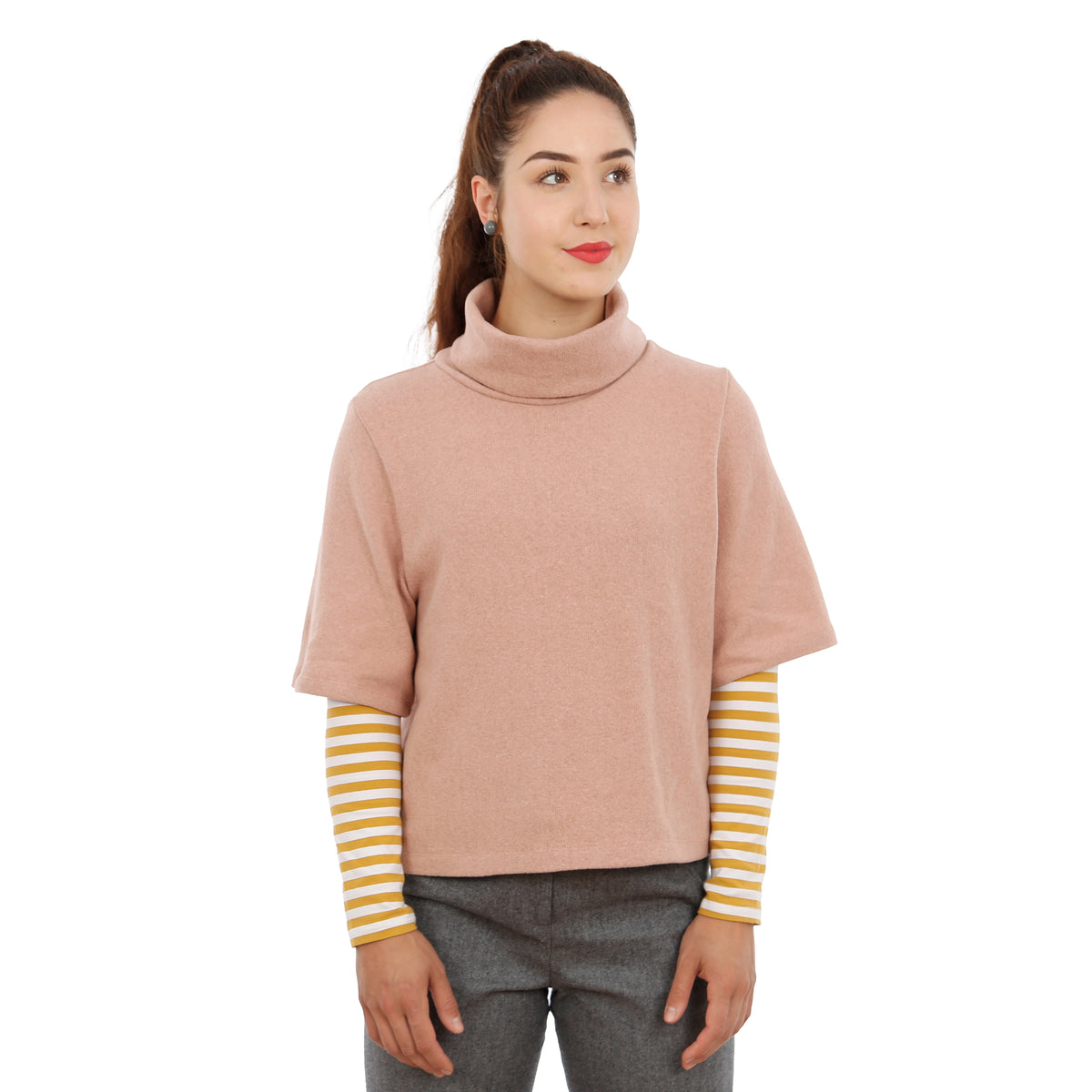 STUDIO SCHNITTREIF FRAU Dörte Rollkragenpullover