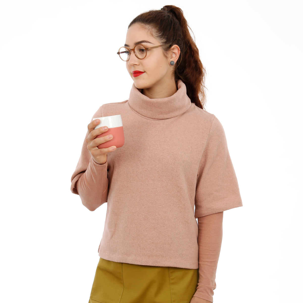 STUDIO SCHNITTREIF FRAU Dörte Rollkragenpullover