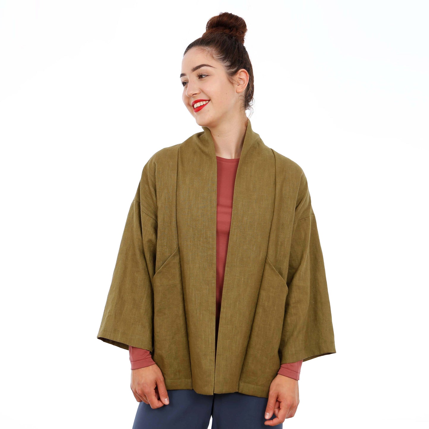 STUDIO SCHNITTREIF FRAU SINA Kimonojacke Damen