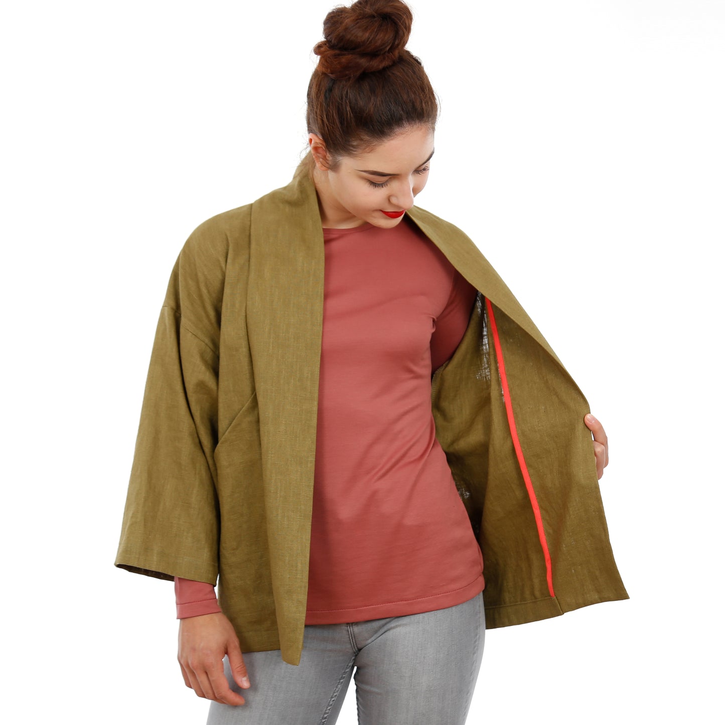 STUDIO SCHNITTREIF FRAU SINA Kimonojacke Damen