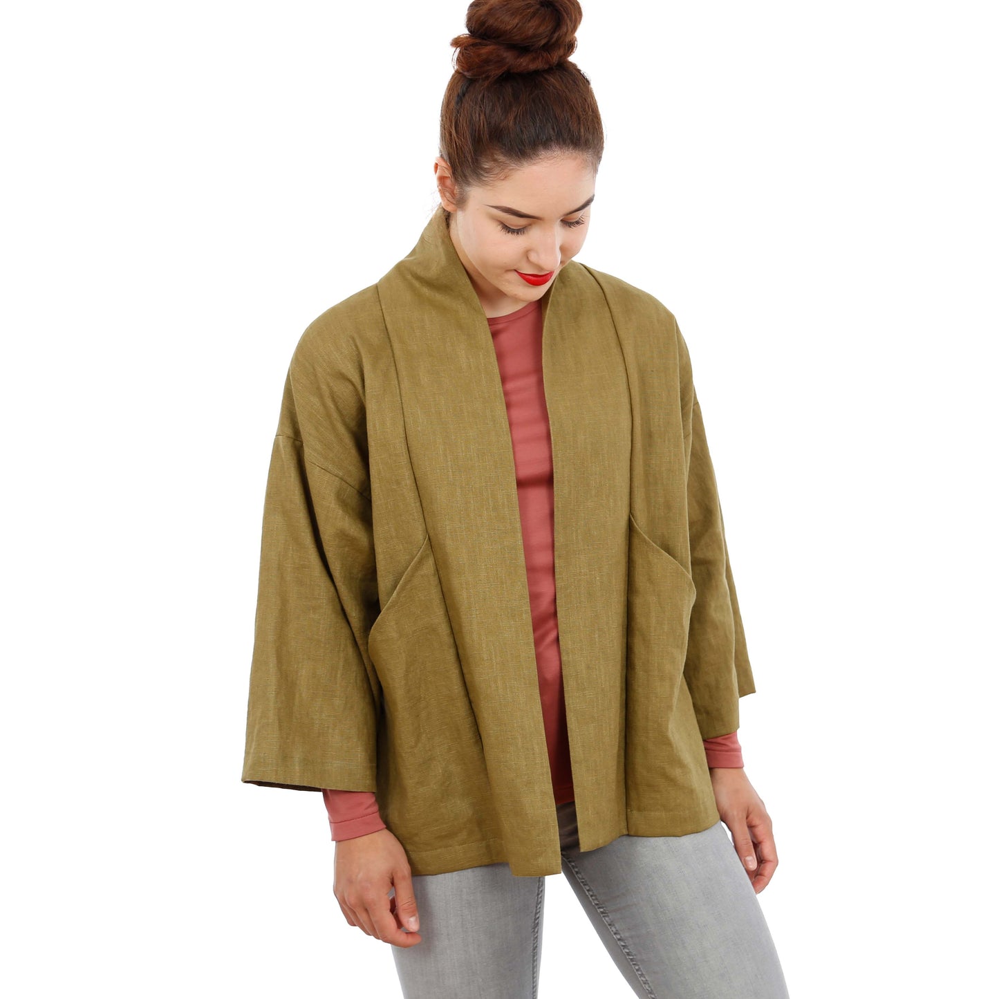 STUDIO SCHNITTREIF FRAU SINA Kimonojacke Damen