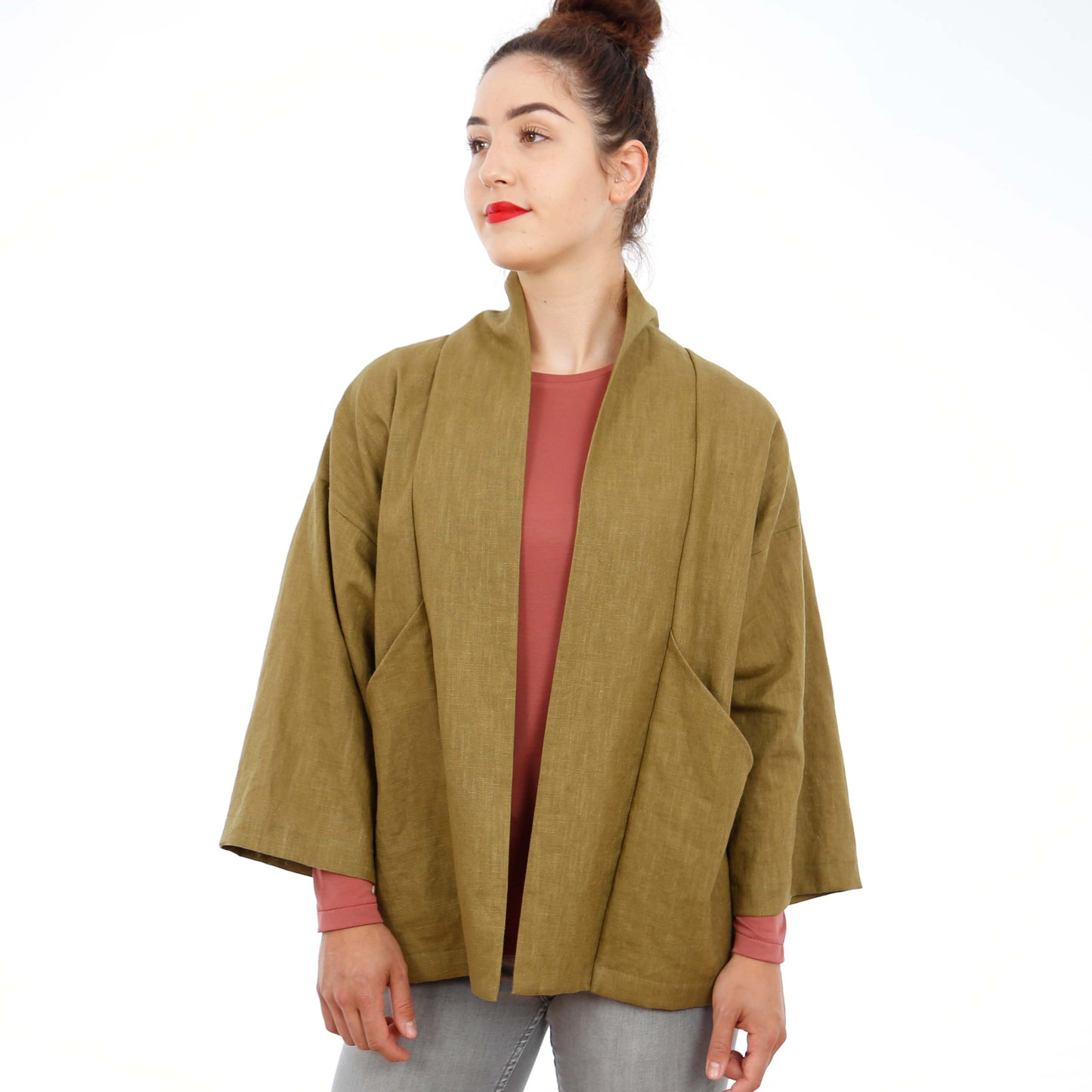 STUDIO SCHNITTREIF FRAU SINA Kimonojacke Damen