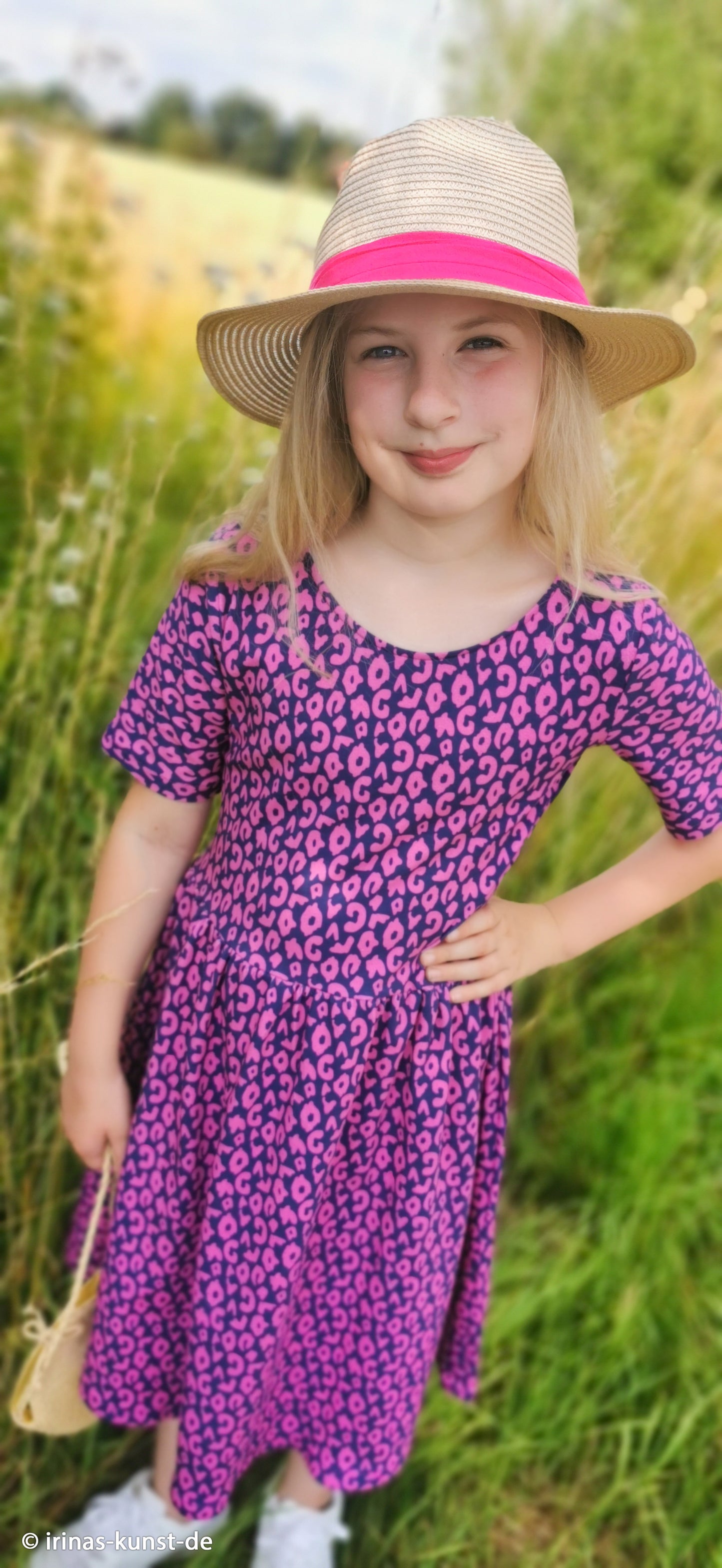 Jersey Happy Leo by cherry picking dunkelblau pink