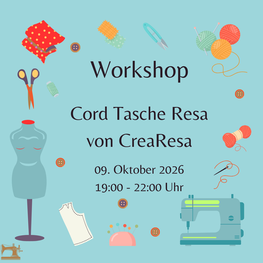 Workshop Cord Tasche Resa von Crearesa - 09.10.2026
