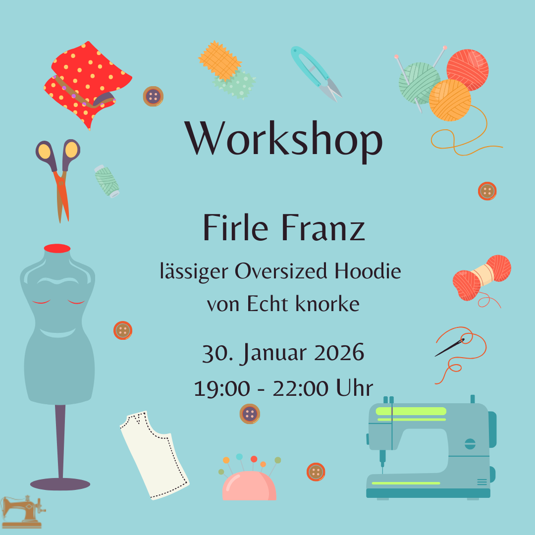 Workshop Vokuhila-Kuschel-Oversize-Hoodie Firle Franz - 30.01.2026