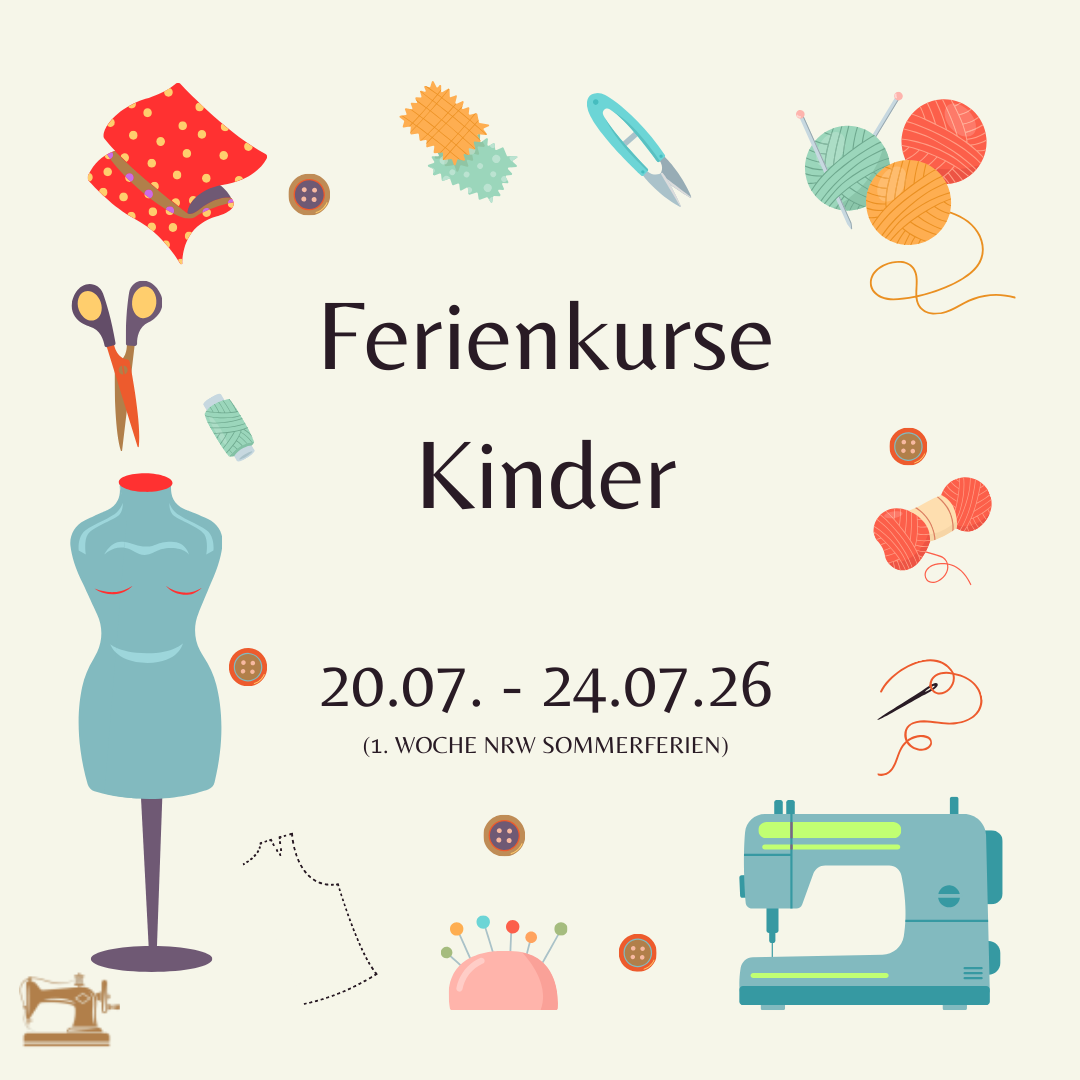 Kinderferienkurs - 20. Juli bis 24. Juli 2026 (1.Woche NRW Sommerferien)