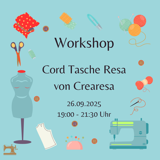 Workshop Cord Tasche Resa von Crearesa - 26.09.2025