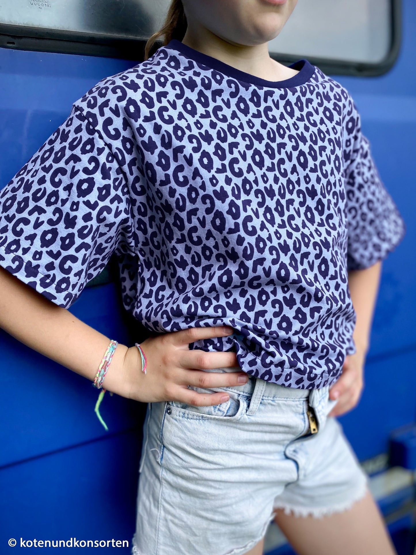 Jersey Happy Leo by cherry picking hellblau dunkelblau