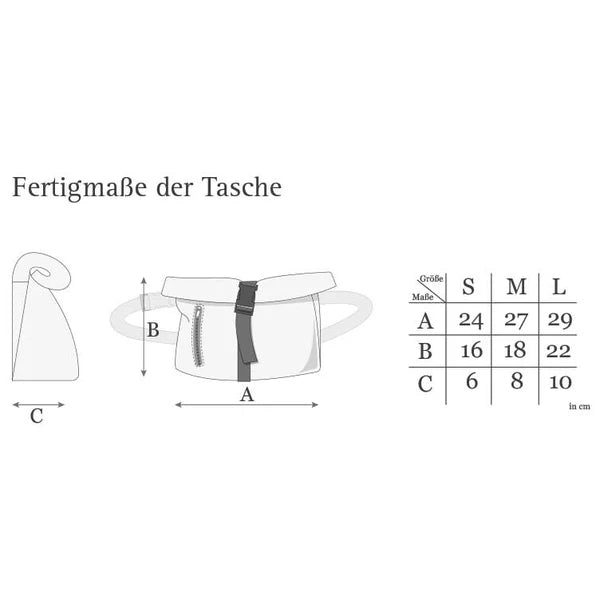 Schnittbox Miloq Gürteltasche Tasche