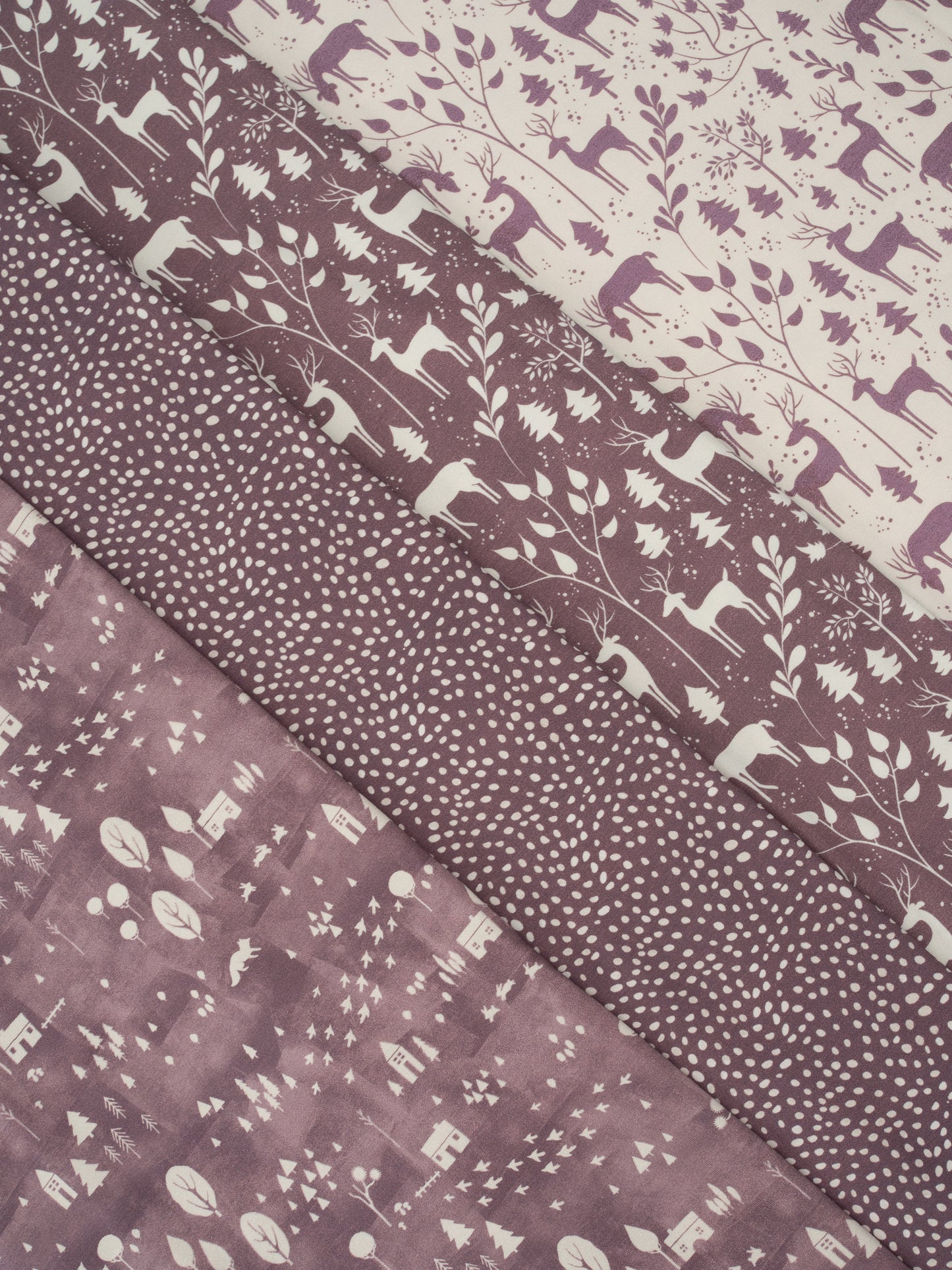 Jersey Mini Winter Punkte altrosa